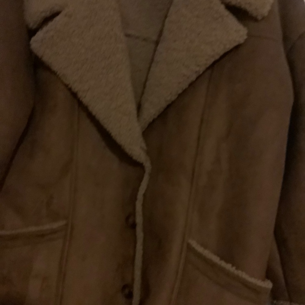 Free People Brown Diogo Shearling Leather Jacket - Picture 5 of 13